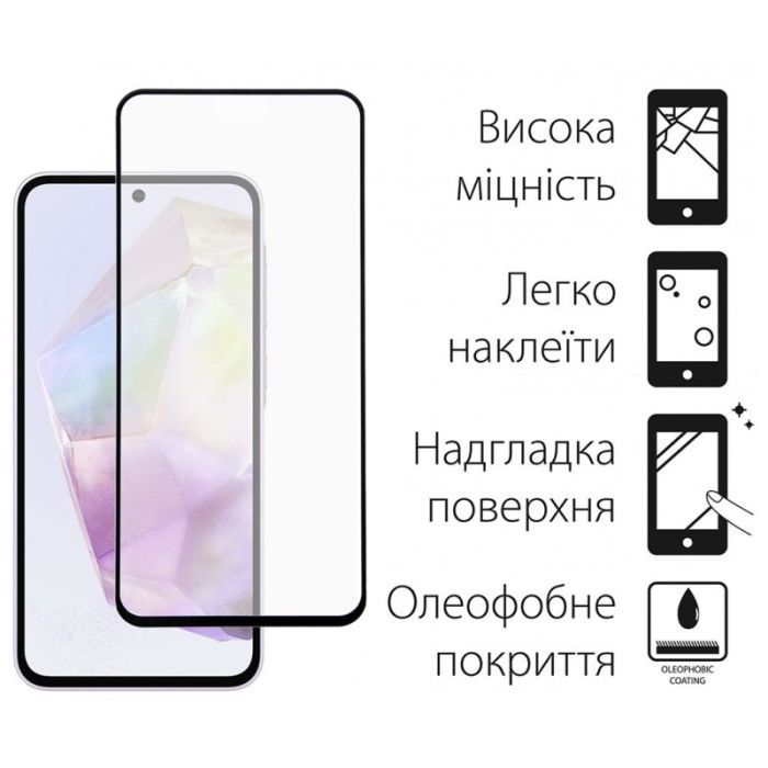 Стекло защитное Dengos Samsung Galaxy A35 5G 2pcs (DG-TG2P-13) изображение 2
