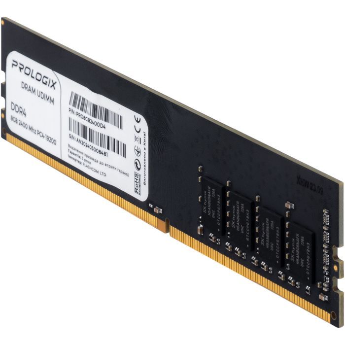 Модуль памяти для компьютера DDR4 8GB 2400 MHz Prologix (PRO8GB2400D4) изображение 3