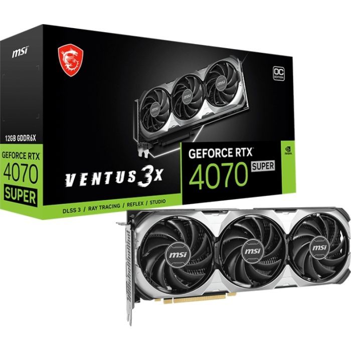 Відеокарта MSI GeForce RTX4070 SUPER 12Gb VENTUS 3X OC (RTX 4070 SUPER 12G VENTUS 3X OC) зображення 5