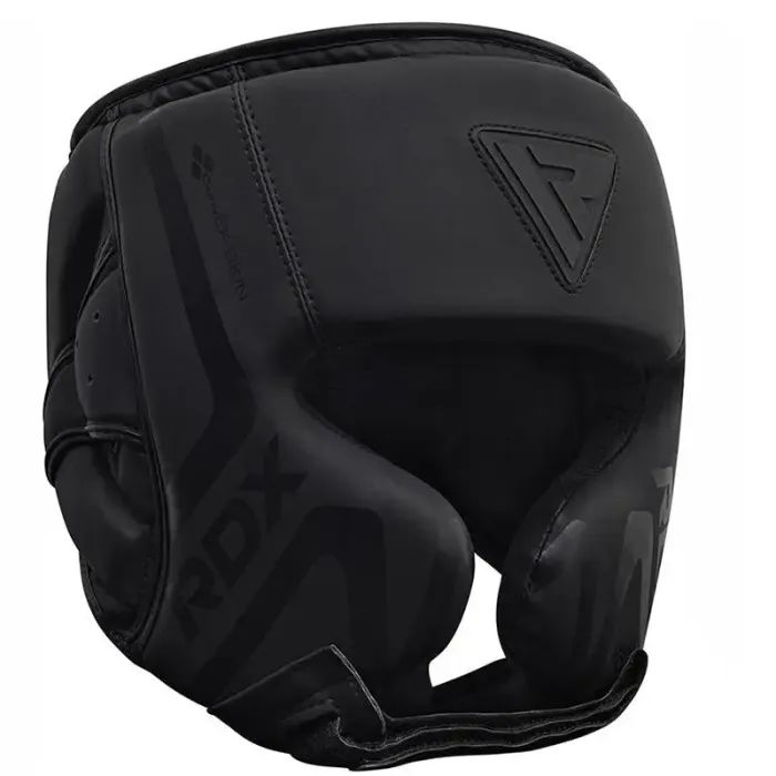 Боксерский шлем RDX T15 Noir Cheek Protector Matte Black XL (HGR-T15MB-XL) изображение 3