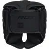 Боксерский шлем RDX T15 Noir Cheek Protector Matte Black XL (HGR-T15MB-XL) изображение 4
