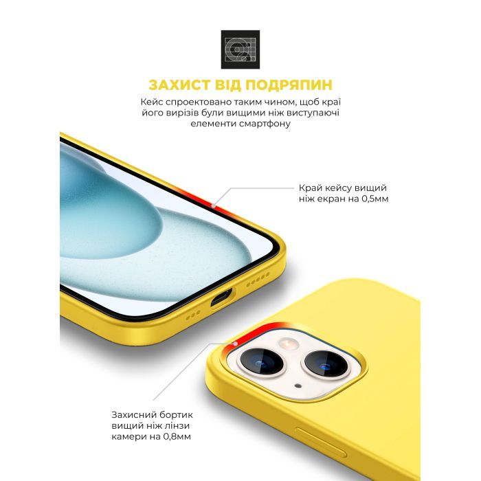 Чехол для мобильного телефона Armorstandart ICON2 MagSafe Apple iPhone 15 Sunshine (ARM77011) изображение 5