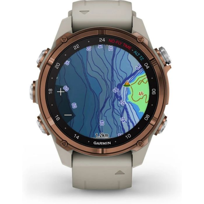 Смарт-годинник Garmin Descent Mk3i, 43mm, SKF12 PVD Ti/Fr Gry, Dive Computer, GPS дайвінг комп'ютер (010-02753-14) зображення 7