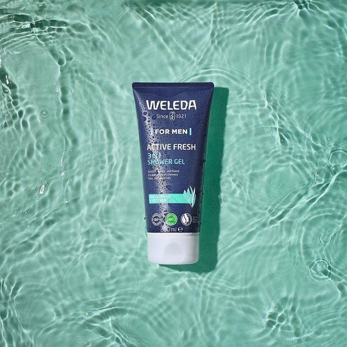 Гель для душу Weleda Active Shower Gel 3 в 1 200 мл (7611916153600) зображення 5