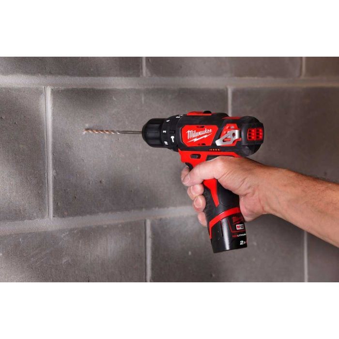Шуруповерт Milwaukee M12 BPD-202C, 2x2Ah, кейс (4933441940) изображение 10