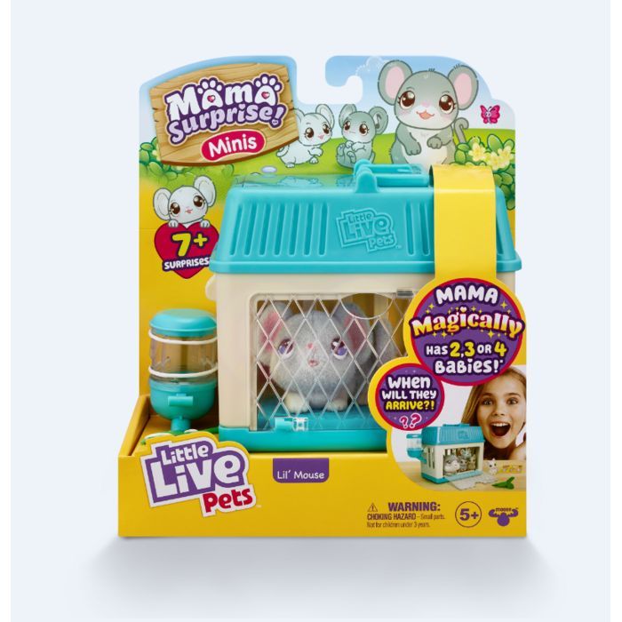 Игровой набор Moose Little Live Мама-сюрприз Мыша (26510) изображение 2