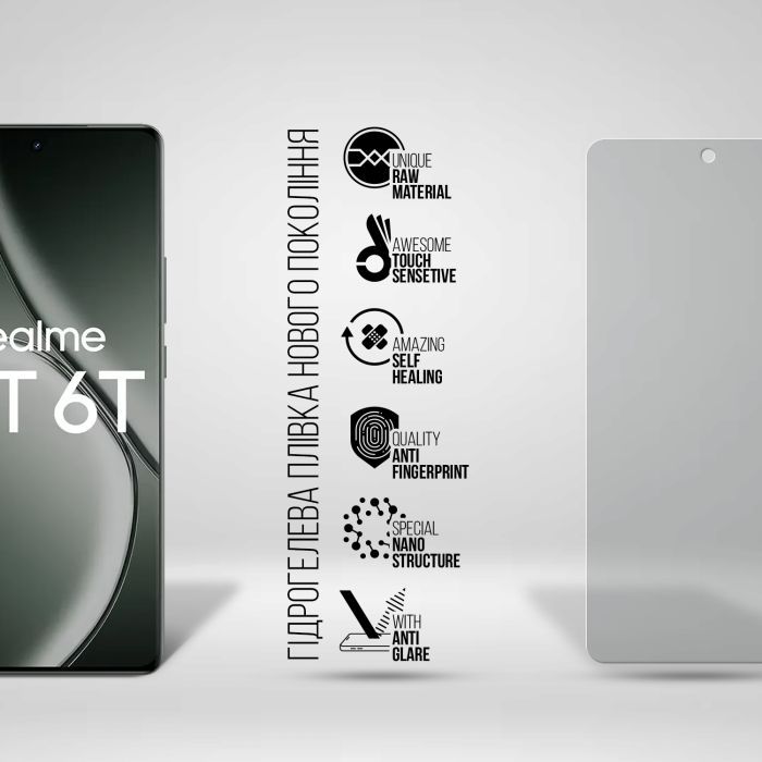 Пленка защитная Armorstandart Matte Realme GT 6T 5G (ARM77908) изображение 2