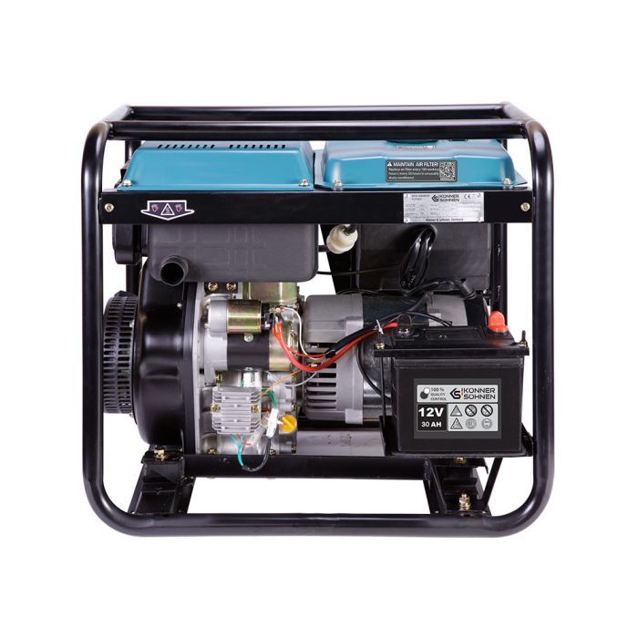 Генератор Konner&Sohnen KS 6100HDE, 5.5KW, дизель, 230V (KS6100HDE) зображення 4