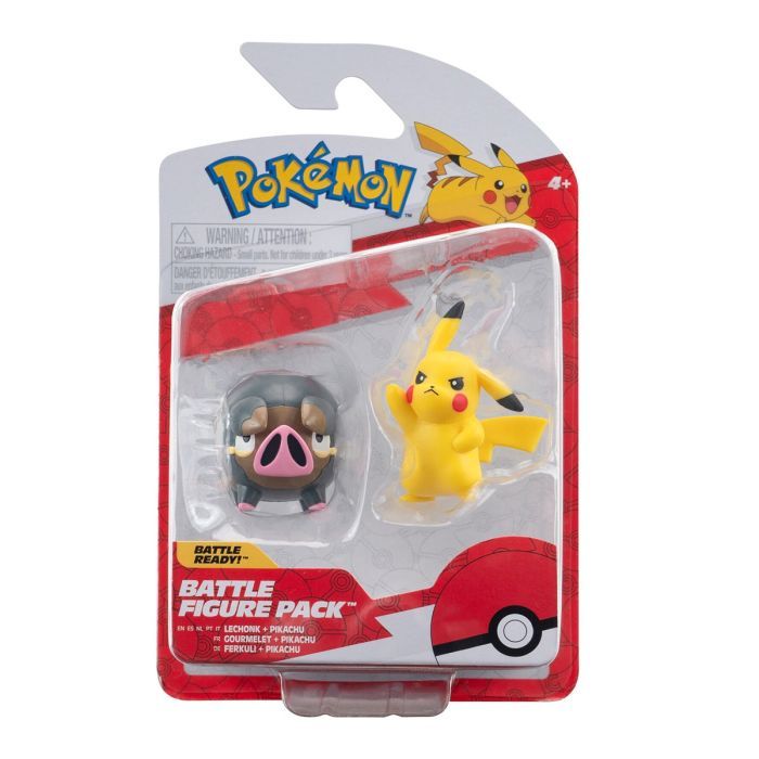 Фигурка Pokemon W17 - Пикачу и Лечонк (PKW3566)