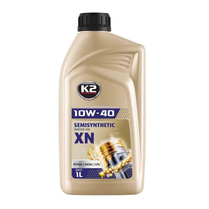 Моторное масло K2 Semisynthetic OIL XN 10W-40 1 л (O2071E)