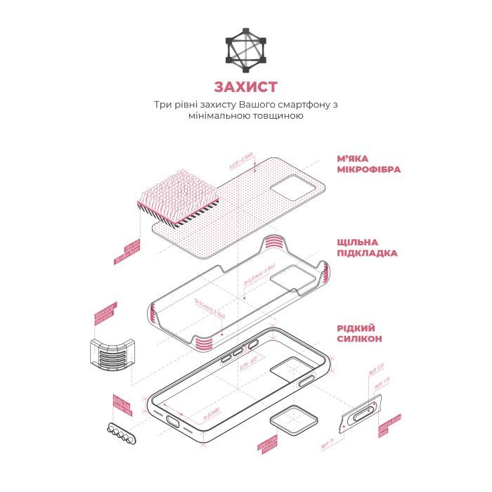 Чехол для мобильного телефона Armorstandart ICON2 Case Apple iPhone 15 Pink (ARM77017) изображение 6