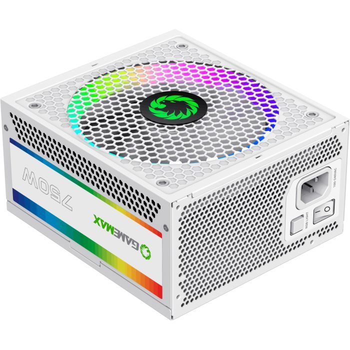 Блок питания Gamemax 750W (RGB 750 PRO WH (ATX3.0/3.1 PCI) изображение 3