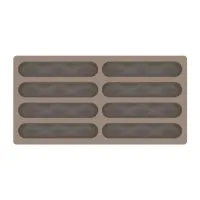 Форма для шоколада Silikomart Kit Bar Sisma 120x25 h10 мм, 117x22 h12.5, 29 мл x 8 (CH028 - KIT BAR SISMA) изображение 2