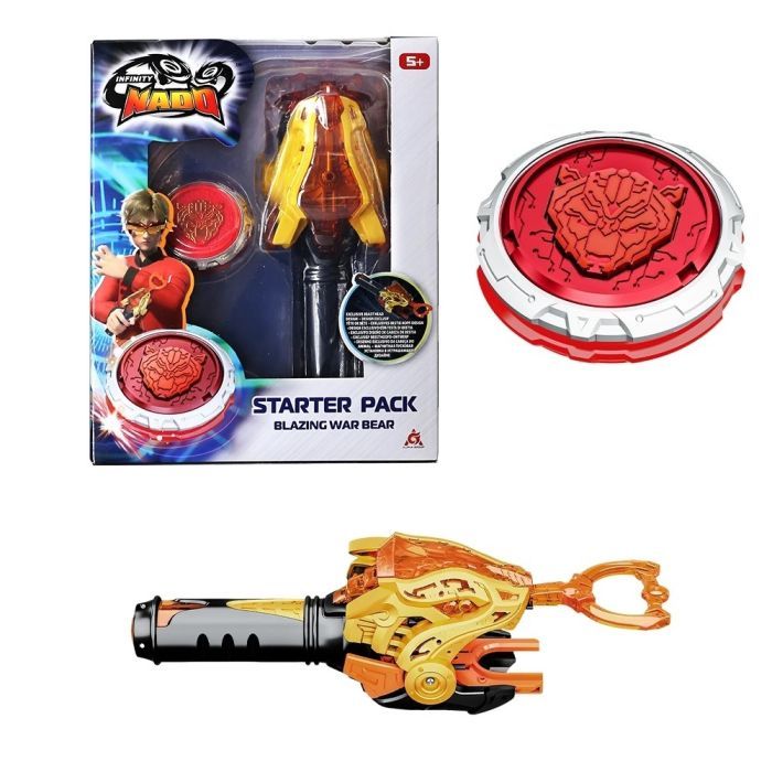 Волчок Infinity Nado VI серия Starter Pack Blazing War Bear Горящий Боевой Медведь (EU654112) изображение 2