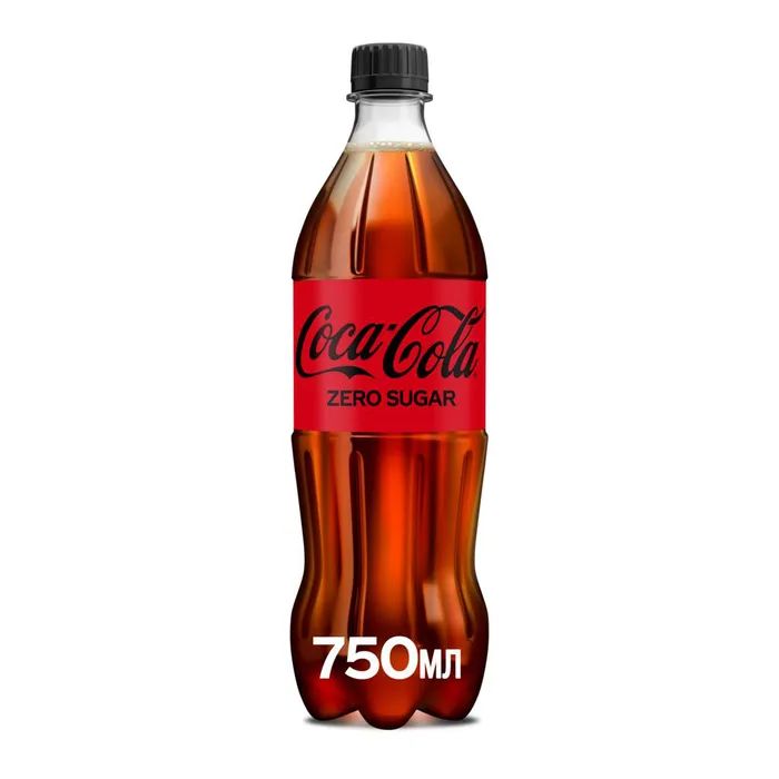 Напій Coca-Cola Zero Безалкогольний сильногазований Без цукру 750 мл (5449000221780)