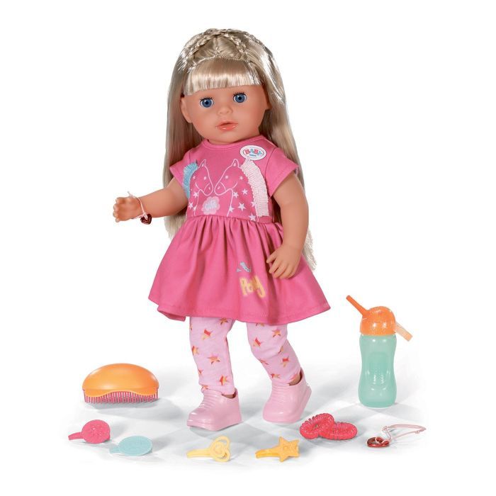 Кукла Zapf Baby Born Маленькая сестричка с аксессуарами 36 см (835715) изображение 2