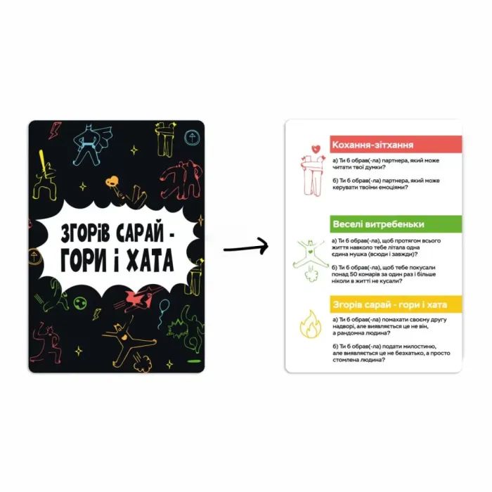 Настольная игра Memo Games Сгорел сарай – гори и дом (укр.) (m-0023/0025) изображение 6