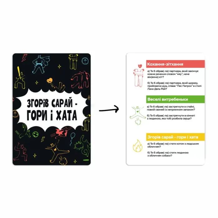 Настольная игра Memo Games Сгорел сарай – гори и дом (укр.) (m-0023/0025) изображение 8