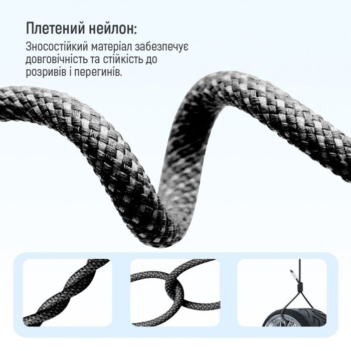 Дата кабель USB-C to USB-C 1.0m 60W 3.0А black ColorWay (CW-CBPDCC061-BK) зображення 8