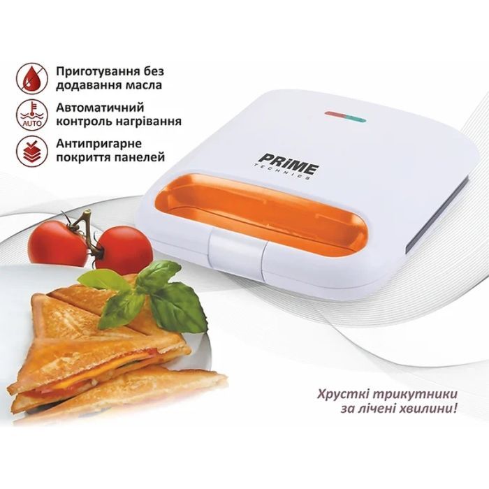 Сэндвичница PRIME Technics PMM 107 W изображение 7