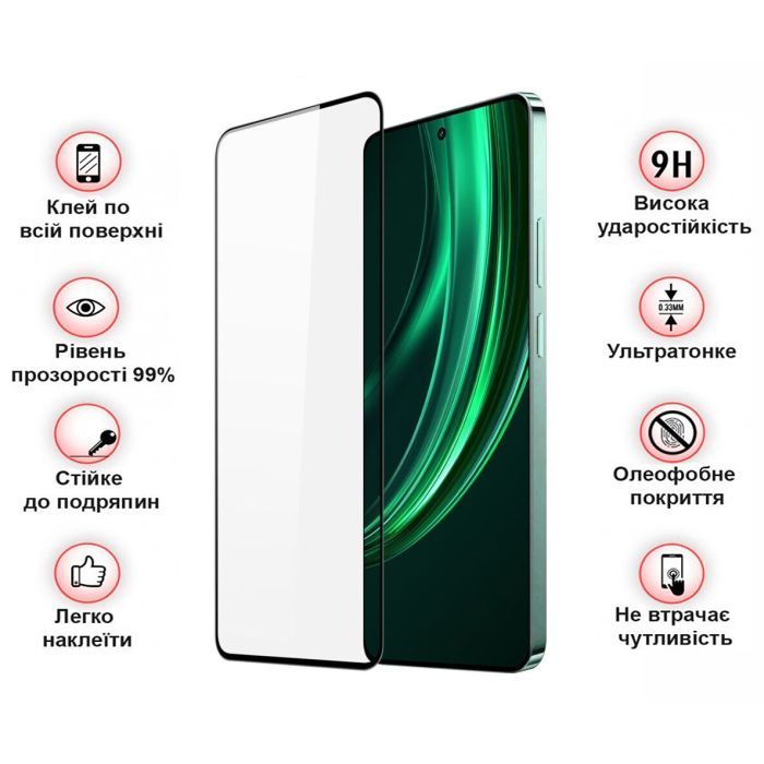 Скло захисне BeCover Realme 13 5G Black (712501) зображення 3