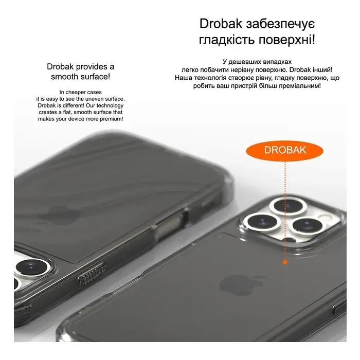 Чехол для мобильного телефона Drobak Acrylic Case with Airbag для Apple iPhone 15 (949405) изображение 3