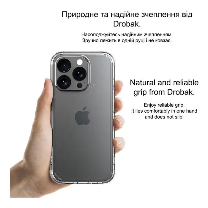 Чехол для мобильного телефона Drobak Acrylic Case with Airbag для Apple iPhone 15 (949405) изображение 8