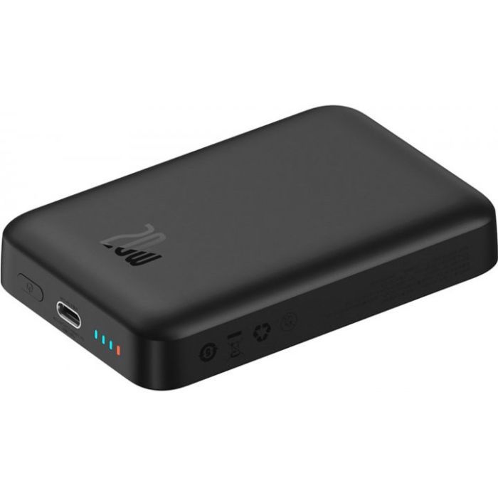 Батарея универсальная Baseus Wireless Magnetic Mini 10000mAh 20W, White (PPCX030002\PPCXM10) (P10022100212-00) изображение 5