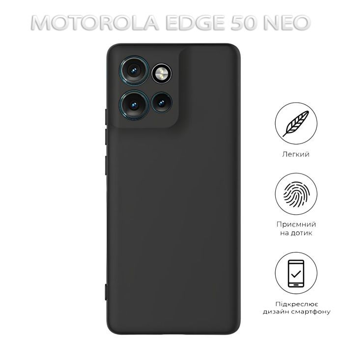 Чехол для мобильного телефона BeCover Motorola Edge 50 Neo Black (712744) изображение 6