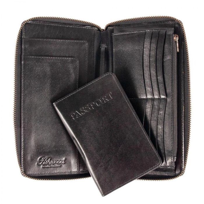 Портмоне Ashwood Дорожное TW01 Chestnut (TW01 CHESTNUT) изображение 5