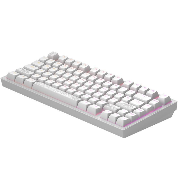Клавіатура Dark Project ALU81 Terra Nostra PBT RGB Mech G3MS Moonstone White (DPKB_NOSTRA_81_ANSI_WHITE_UA) зображення 5
