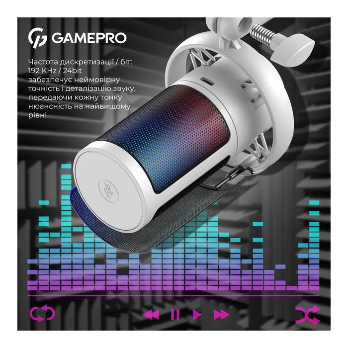 Мікрофон GamePro UGM105W White (UGM105W) зображення 11