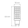 Лампочка Eurolamp LED G9 6W 600Lm 3000K (LED-G9-0630(220)) зображення 3