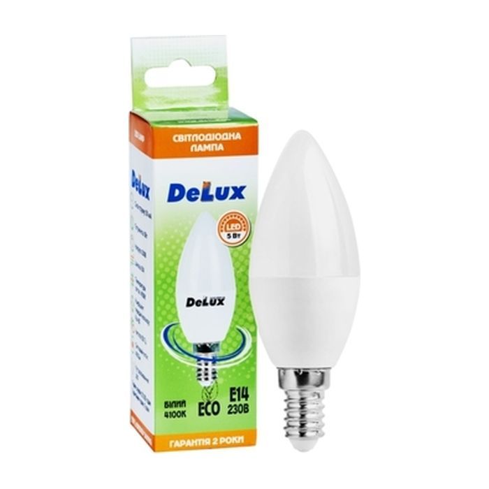 Лампочка Delux BL37B 5 Вт 4100K 220В E14 (90021346) изображение 2