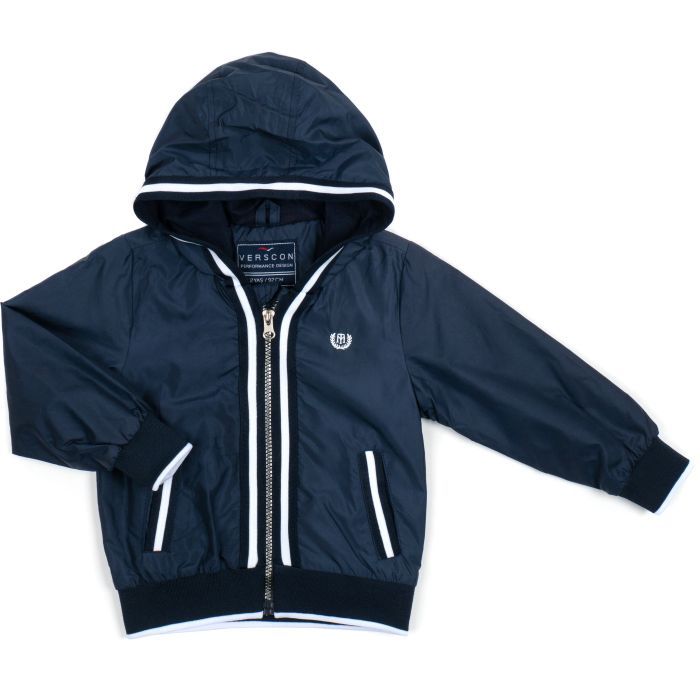 Куртка детская Verscon ветровка с капюшоном (3453-116B-blue)