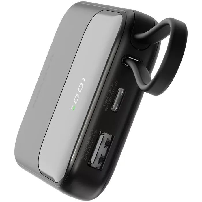 Батарея универсальная Canyon 10000mAh OnPower 101 PD/22.5W built-in cable Purple (CNS-CPB101PU) изображение 6