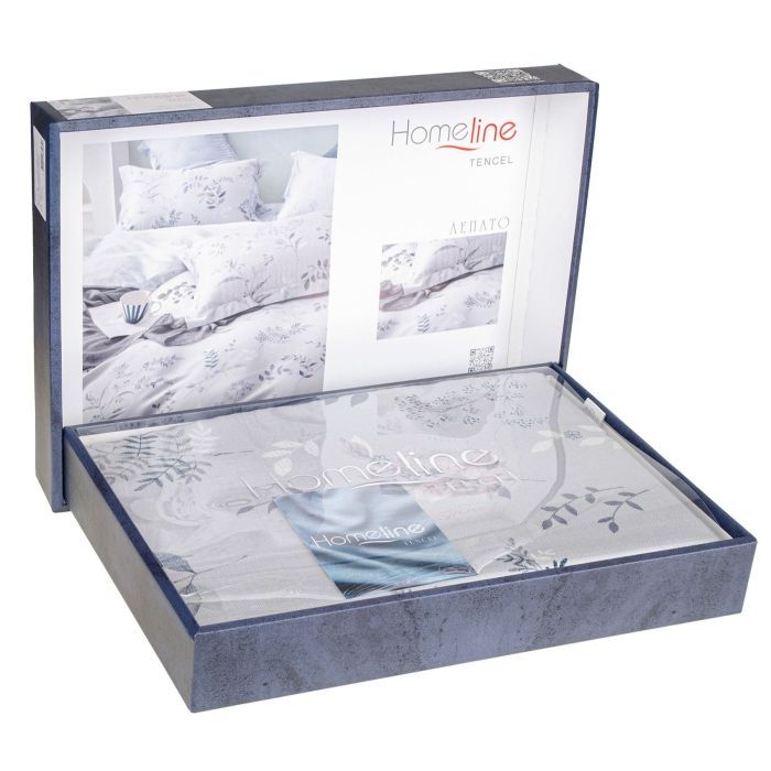 Постельное белье Home Line Сатин Тенсел Лепато евро (187065)