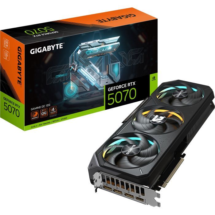 Відеокарта GIGABYTE GeForce RTX5070 12Gb GAMING OC (GV-N5070GAMING OC-12GD) зображення 10