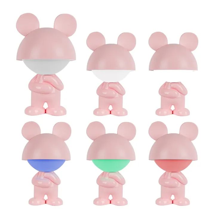 Нічник Kite Світильник LED з акумулятором Dreamy Mouse, рожевий (K25-315-2-2) зображення 4