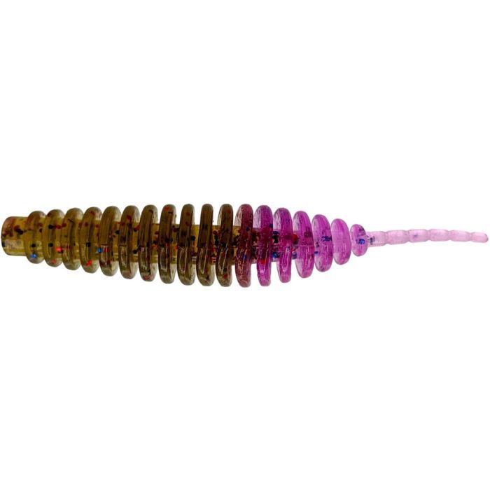 Силікон рибальський FishUP Tanta 2" 249 - Green Pumpkin/Violet (9шт/уп) (1864.11.03)
