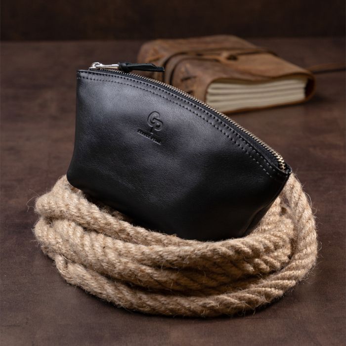 Косметичка Grande Pelle Зі шкіри Червона (11303) зображення 8
