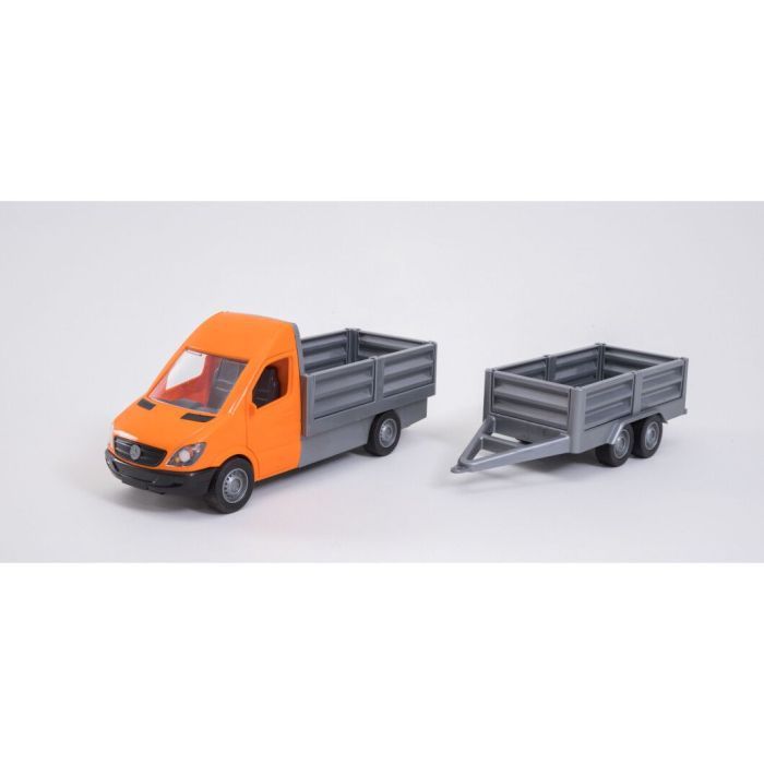 Спецтехніка Tigres Mercedes-Benz Sprinter бортовий з причіпом (помаранчевий) (39667) зображення 3