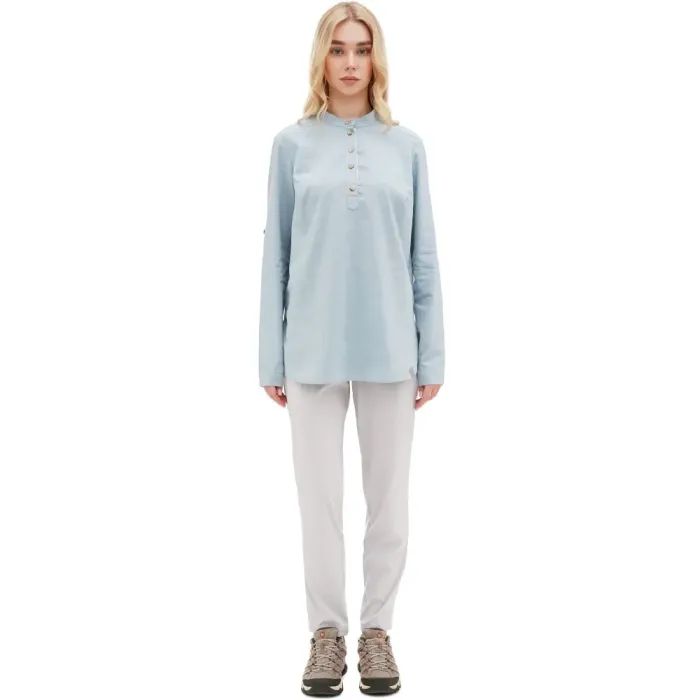 Сорочка Turbat Madeira Hemp Wmn arona blue - XL - блакитний (012.004.4946) зображення 3