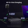Концентратор Ugreen Thunderbolt 4 to 3xTh.4/3xUSBA 3.2/RJ45 Gigabit/140W ARevodok Max 8-in-1 U708 (25053EU) зображення 5