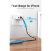 Дата кабель USB 2.0 AM to Lightning 2.0m 2.4A Aluminum Alloy Purple Vention (LABVH) изображение 5