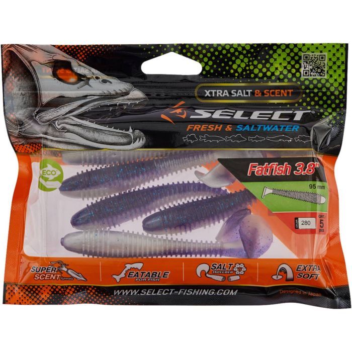 Силикон рыболовный Select FatFish 3.8" 313 (5 шт/уп) (1870.72.11) изображение 2