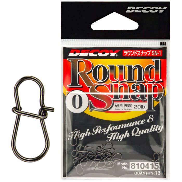 Застежка Decoy SN-1 Round Snap #000 12lb (13 шт/уп) (1562.02.28)