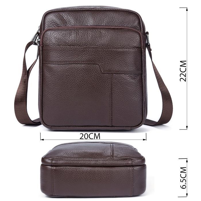 Сумка Vintage Коричнева (14744) зображення 3