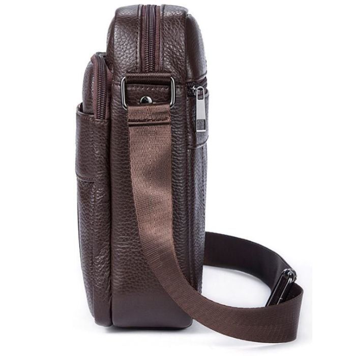 Сумка Vintage Коричнева (14744) зображення 7