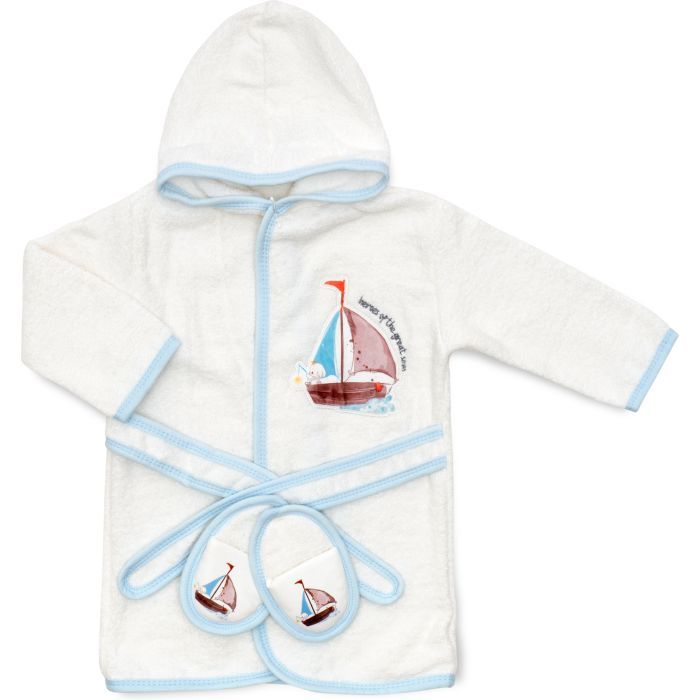Халат детский Bimini махровый (66312-86B-cream)